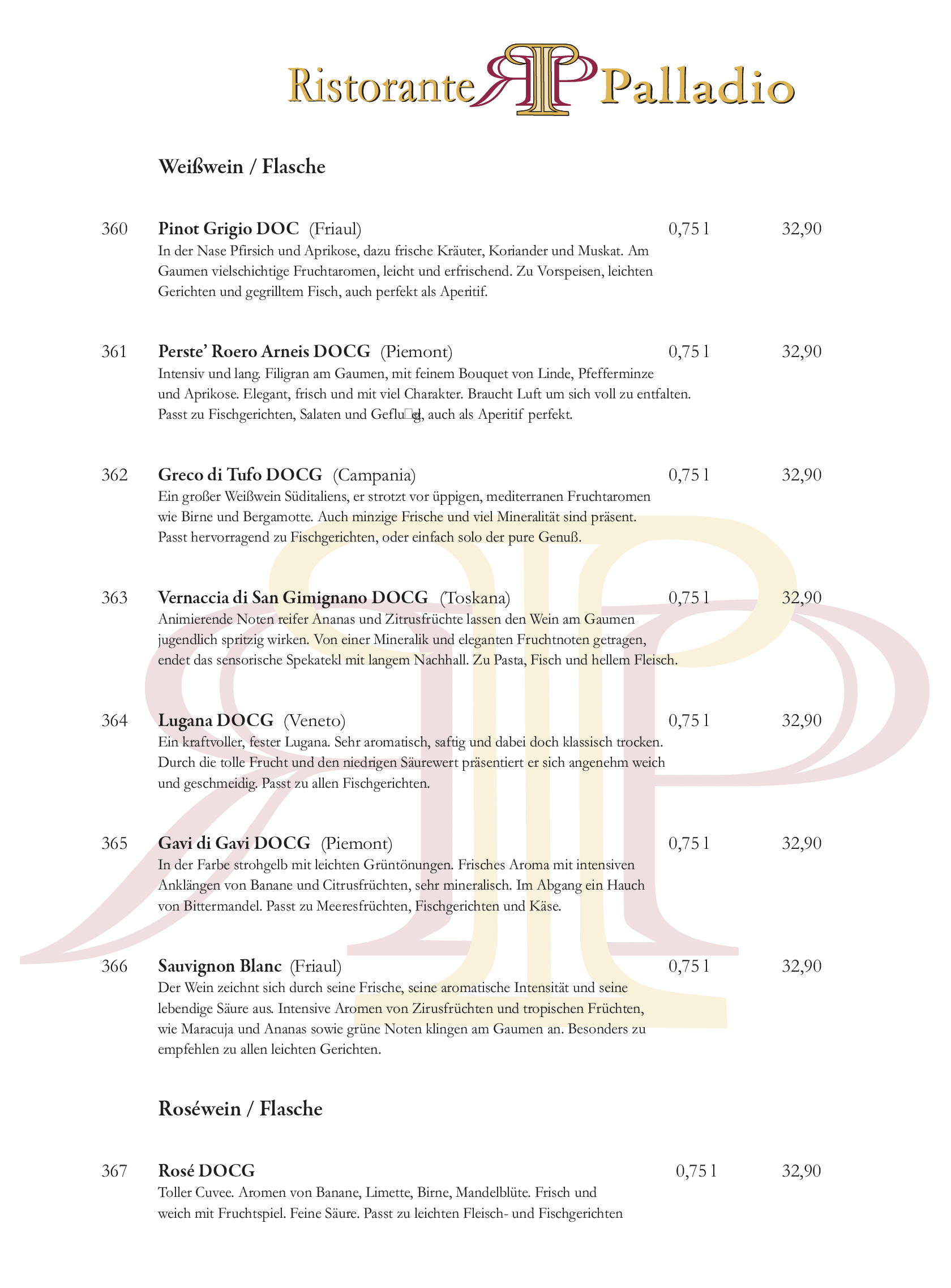 Bilder Ristorante Palladio