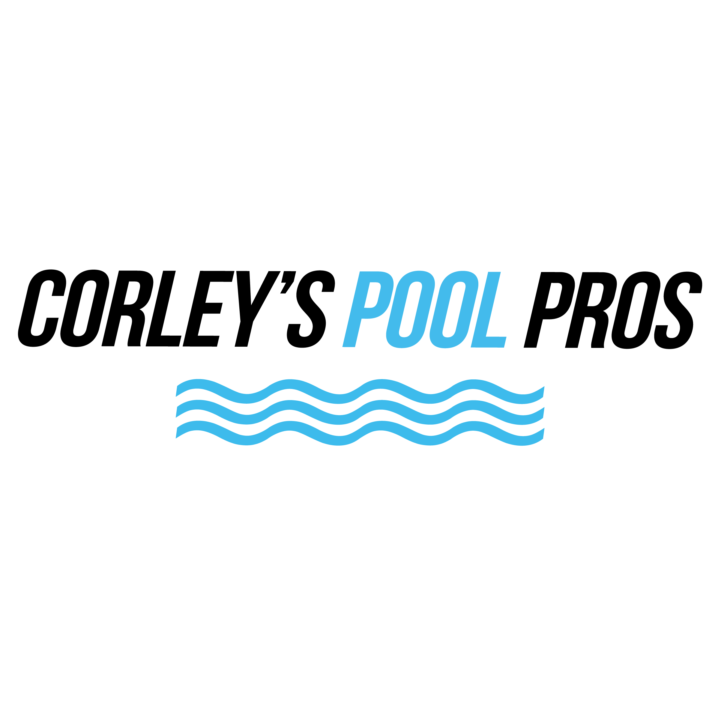 Corley's Pool Pros Logo