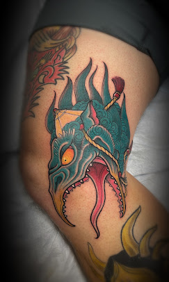 Branded Bear Tattoo Image