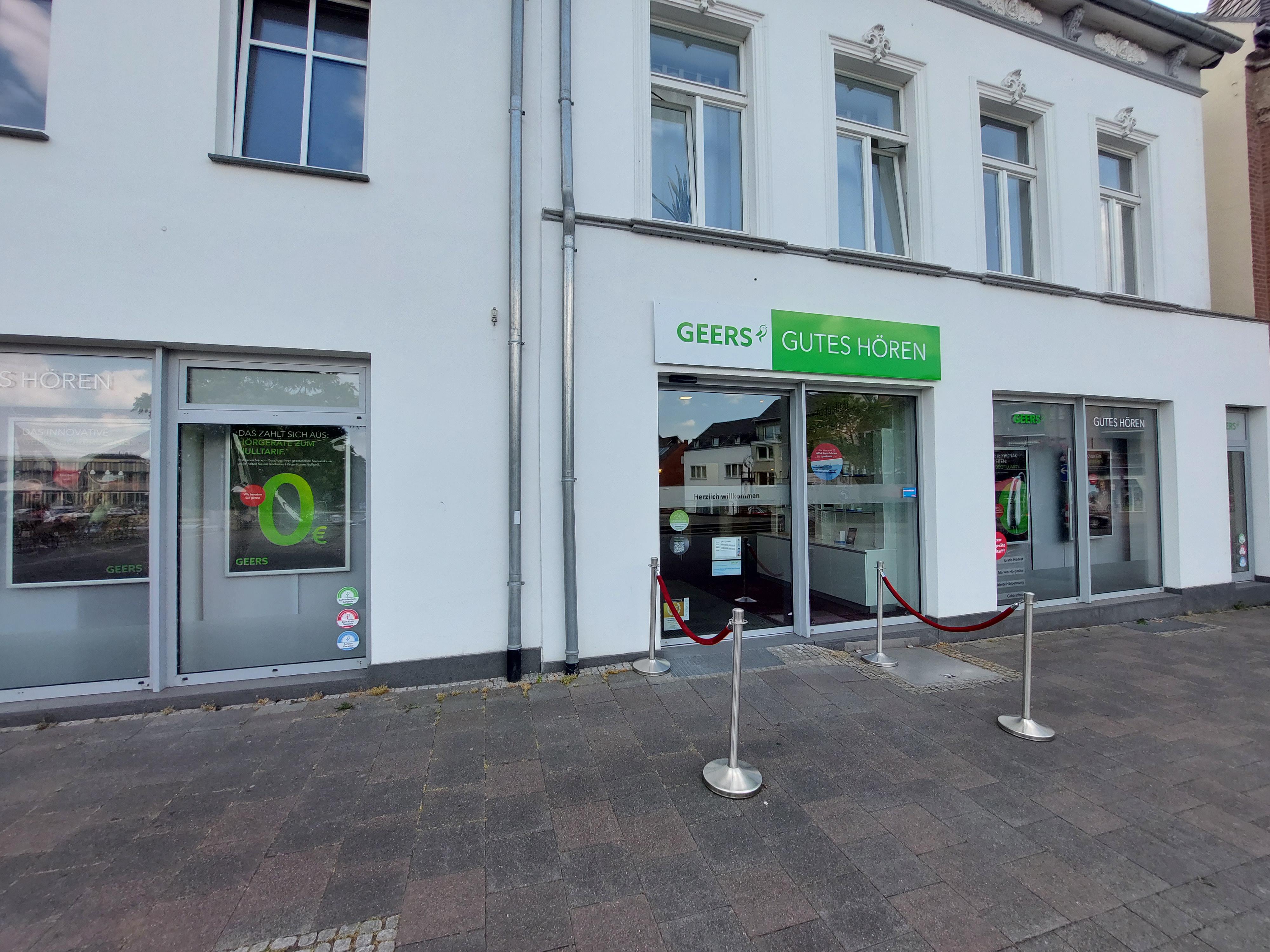 Außenaufnahme vom GEERS Fachgeschäft