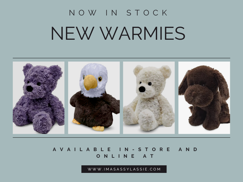 New Warmies. Now in stock!