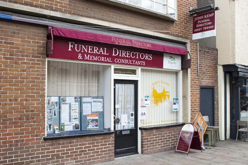 John Kemp Funeral Directors Canterbury 01227 784488