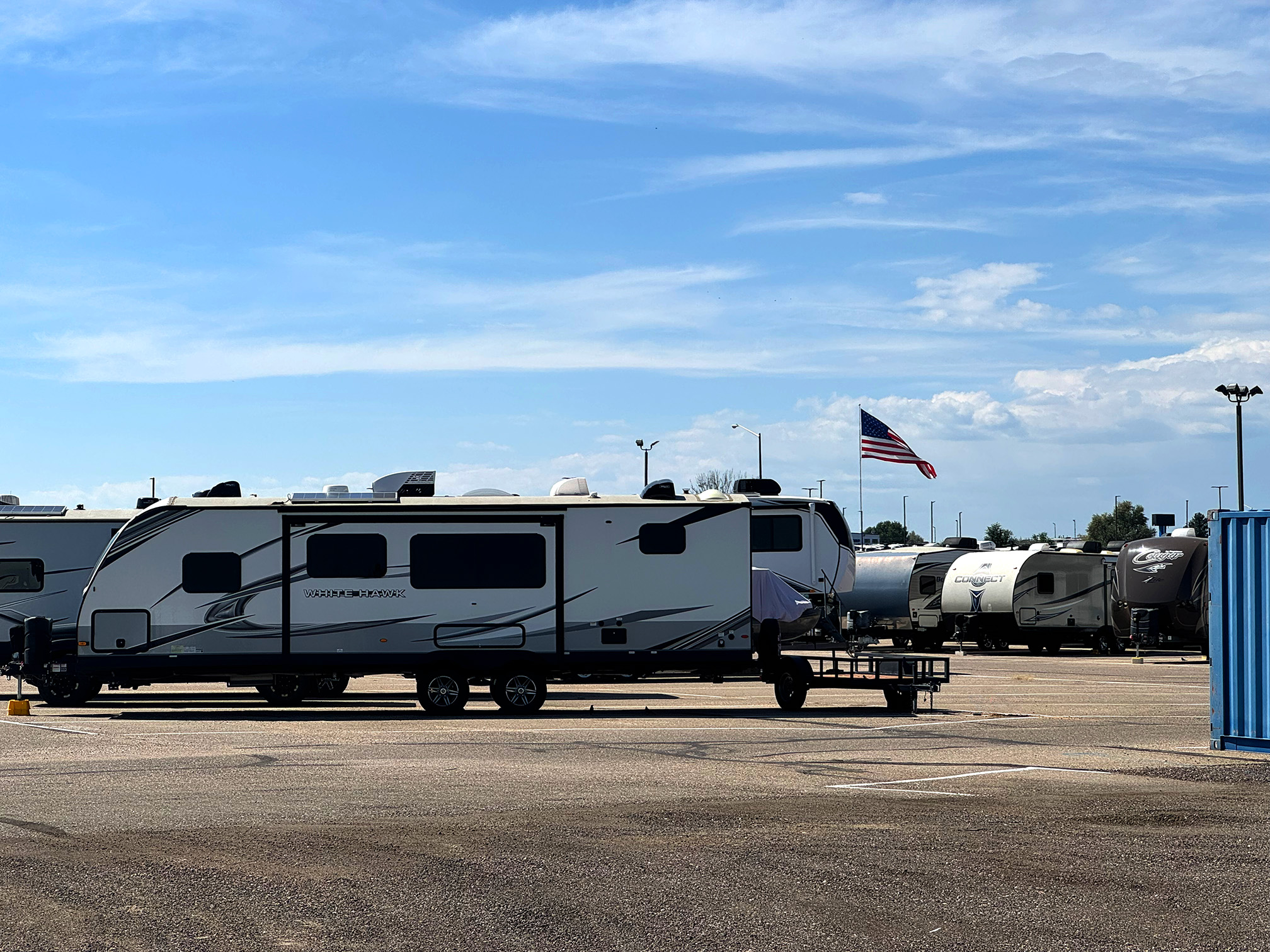 Safe and secure RV storage near St. Vrain State Park