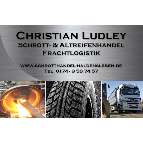Logo Christian Ludley Schrott- & Altreifenhandel, Frachtlogistik