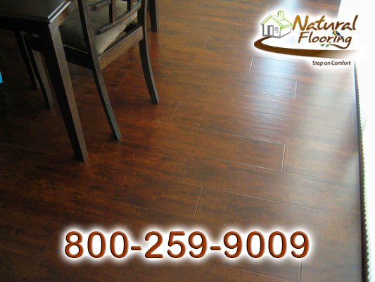 Walnut Handscraped Laminate Floor