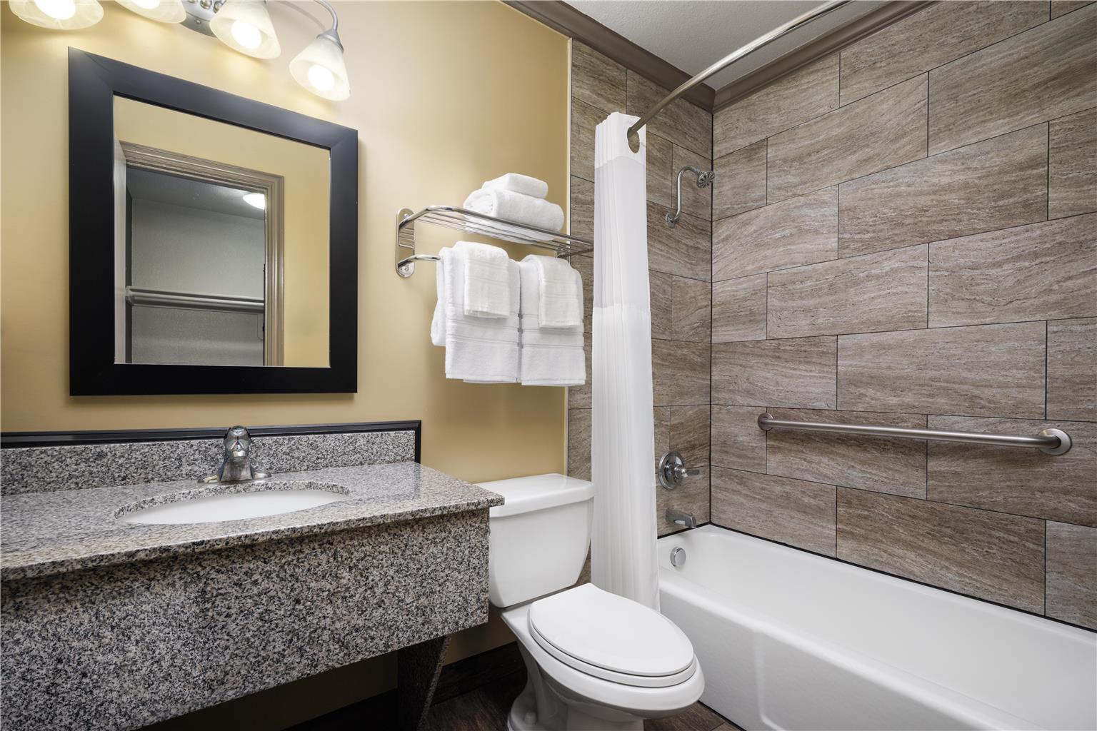 King Courtyard View Bathroom 
