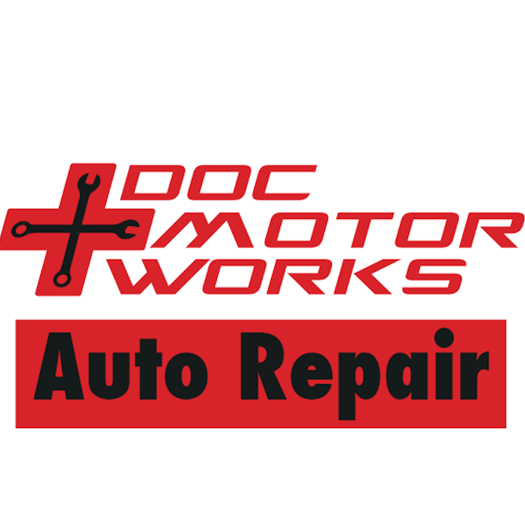 Doc Motor Works Auto Repair Logo