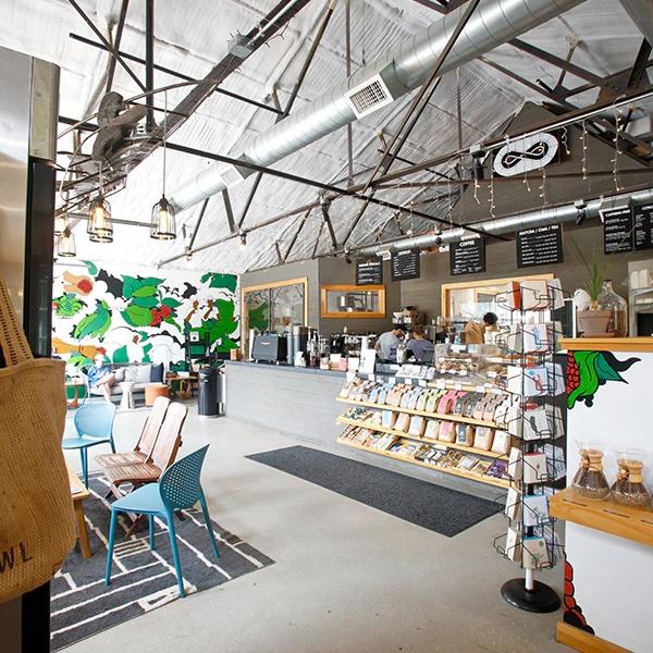 Snowy Owl Sandwich Cafe & Roastery inside cafe