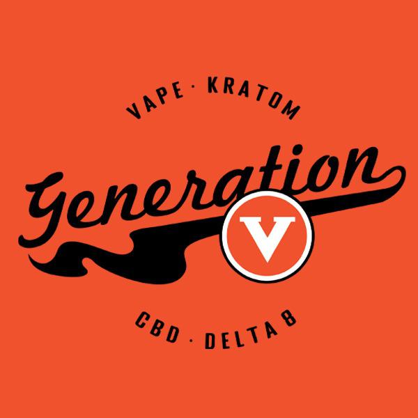 Generation V | CBD · Delta-8 · Kratom · Vape Logo