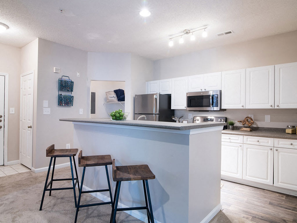 Bright Open Kitchens Complete with Stainless Steel Modern Appliances, Garage Disposal and More at Autumn Park Apartments