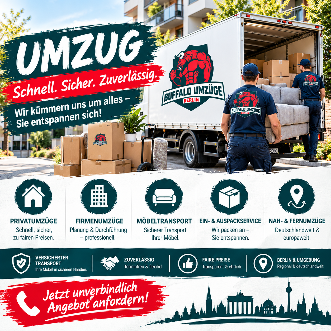Umzugsfirma Berlin I Buffalo Service in Berlin