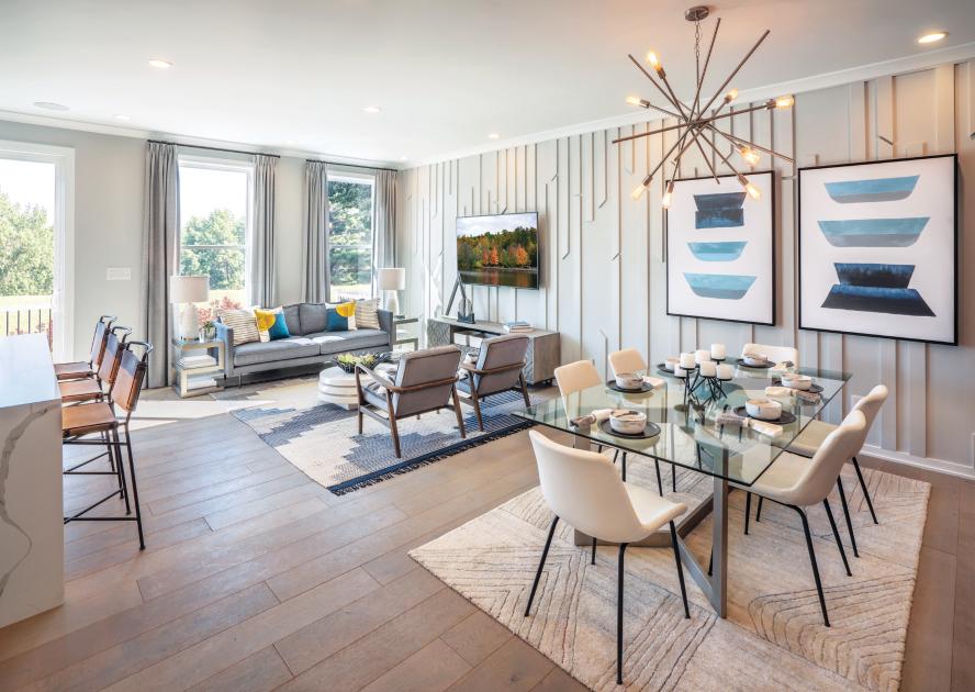 Open-concept floor plans