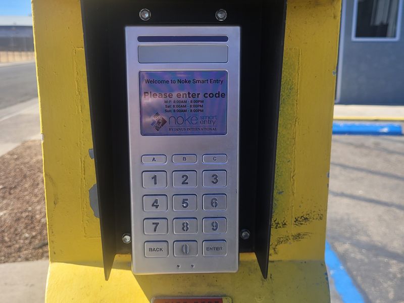 Keypad - Extra Space Storage at 5051 Perry Ave, Sacramento, CA 95820