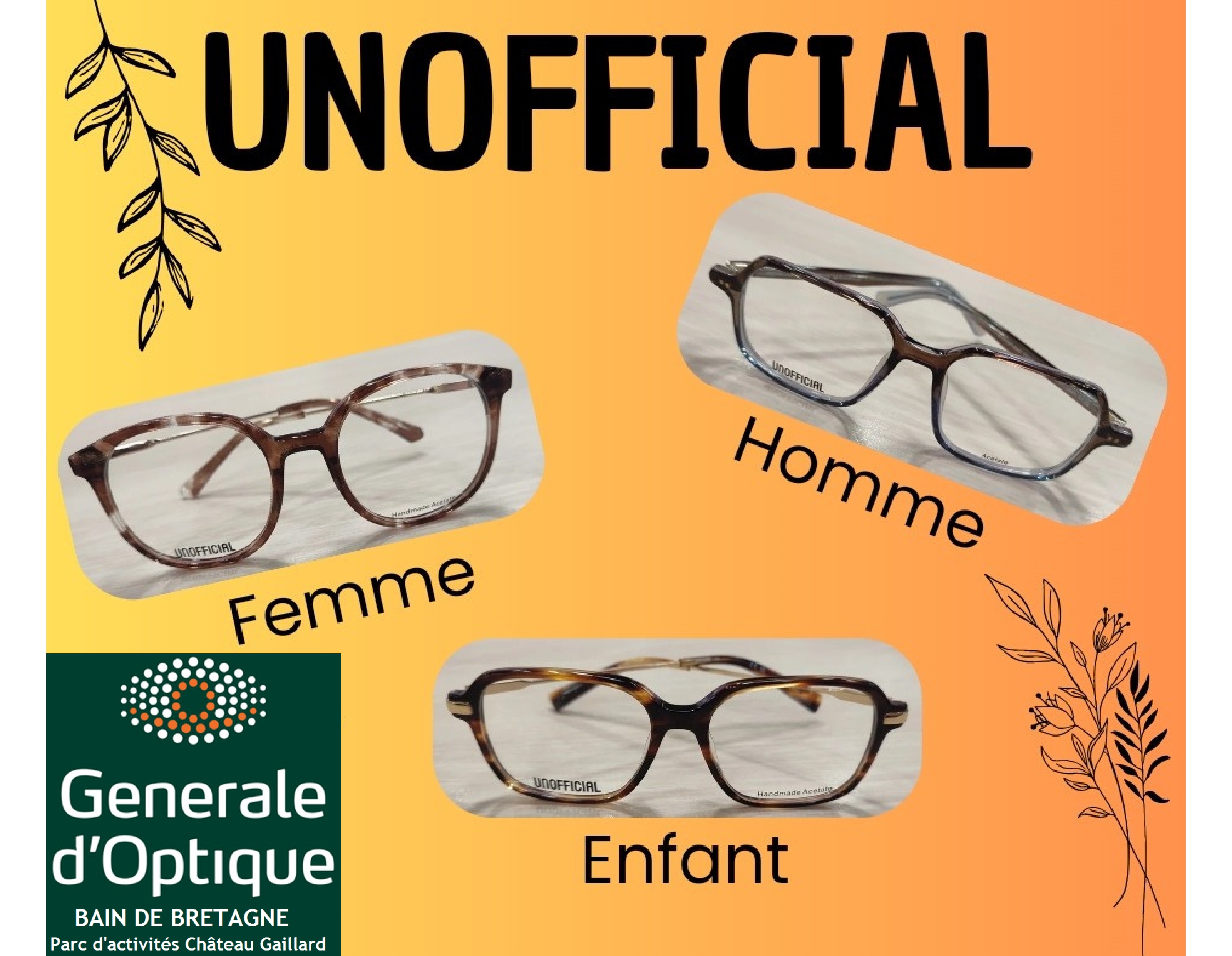 Plongées dans des histoires inspirantes et évocatrices, évoluant au gré des saisons, les montures Unofficial offrent une valeur mode et des matériaux qualitatifs. Plongées dans des histoires inspirantes et évocatrices, évoluant au gré des saisons, les montures Unofficial offrent une valeur mode et des matériaux qualitatifs.