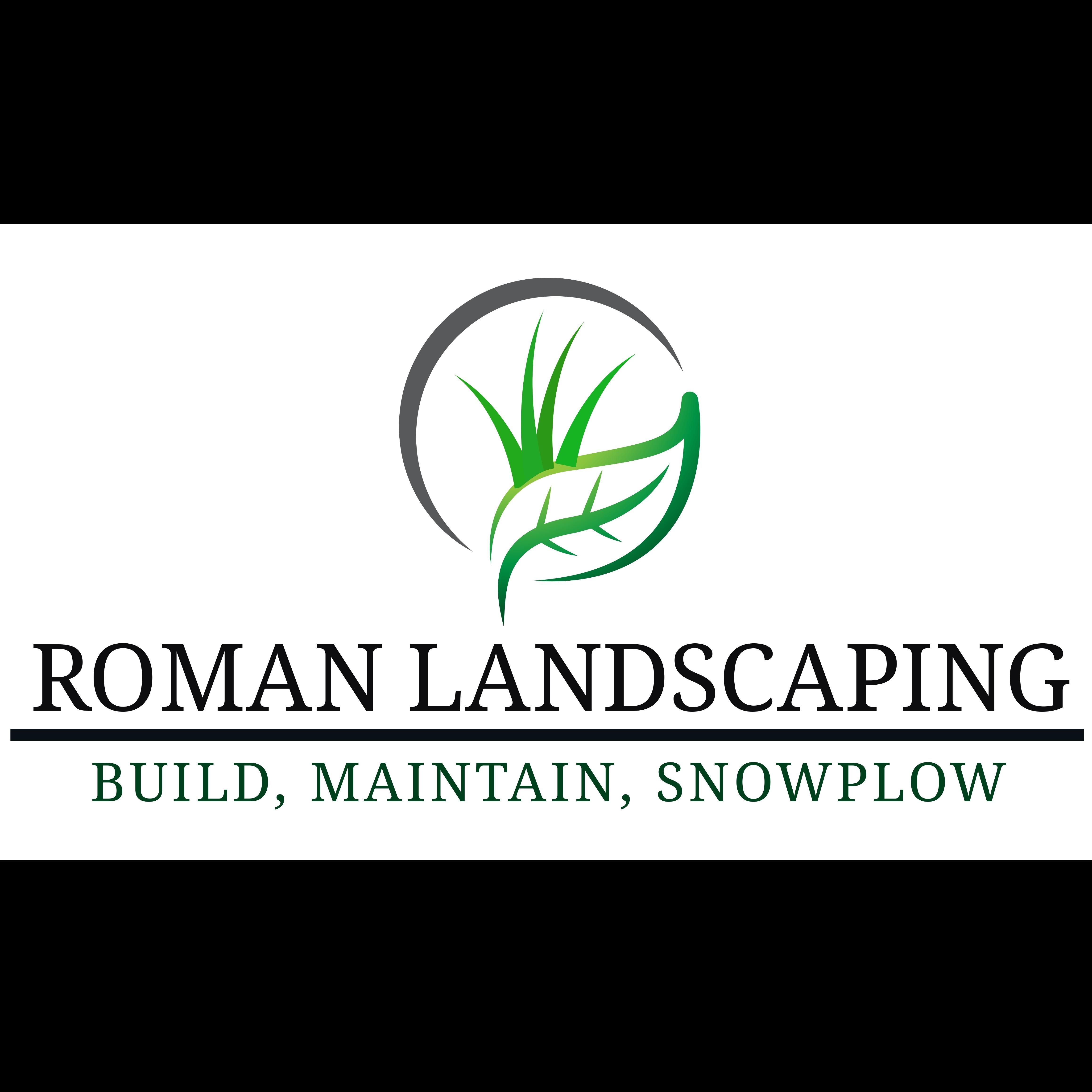 roman landscaping & snowplow Logo