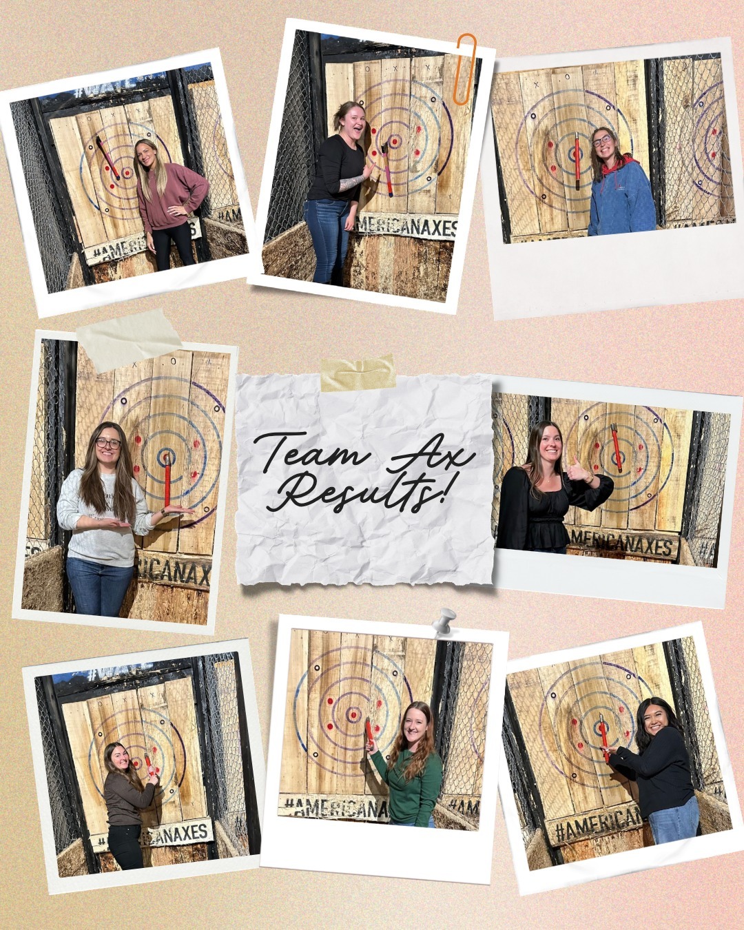 Nothing beats spending time together outside the office! Our team recently visited American Axes at Edgewater Public Market for a fun night of laughs, teamwork, and a little friendly competition