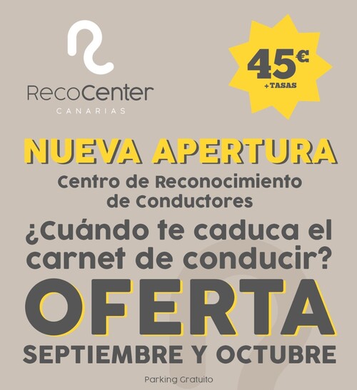 Centro de Reconocimiento de Conductores Recocenter Canarias