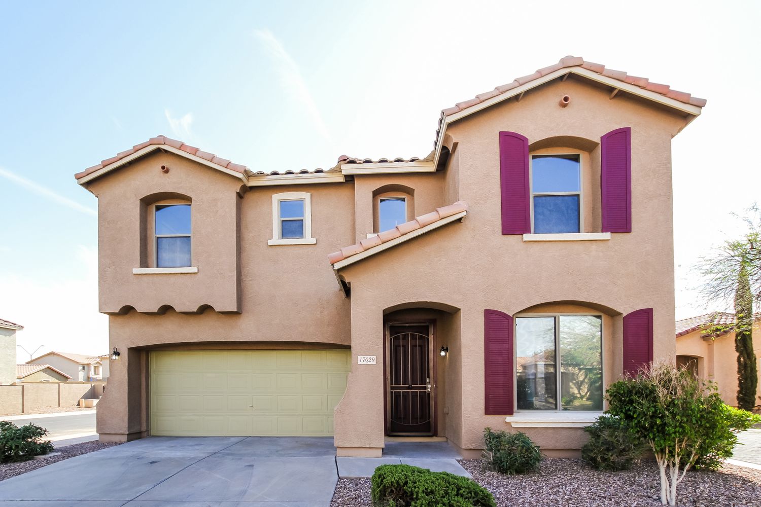 Charming Phoenix area home with a two-car garage at Invitation Homes.