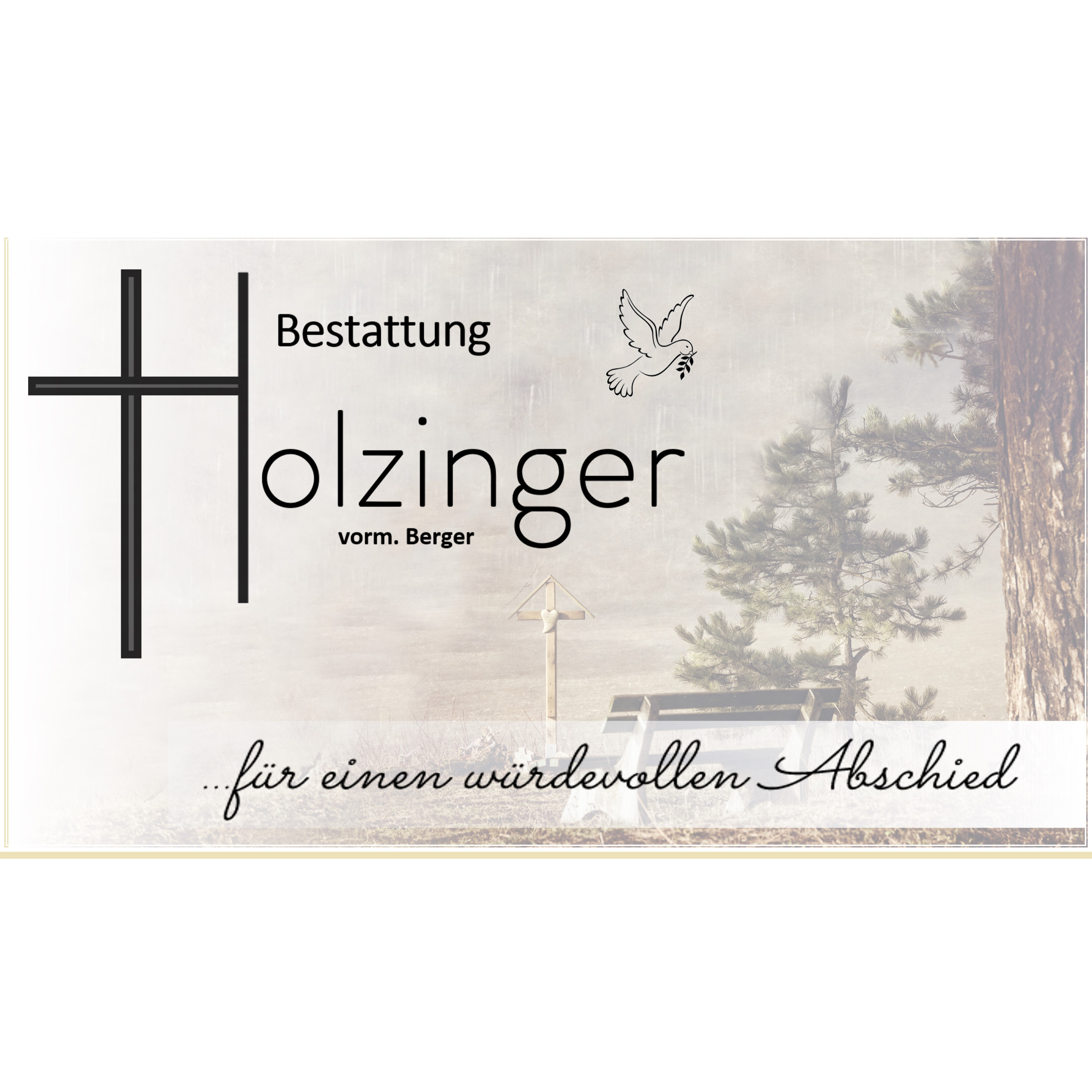 Bestattung Holzinger, vormals Berger Logo