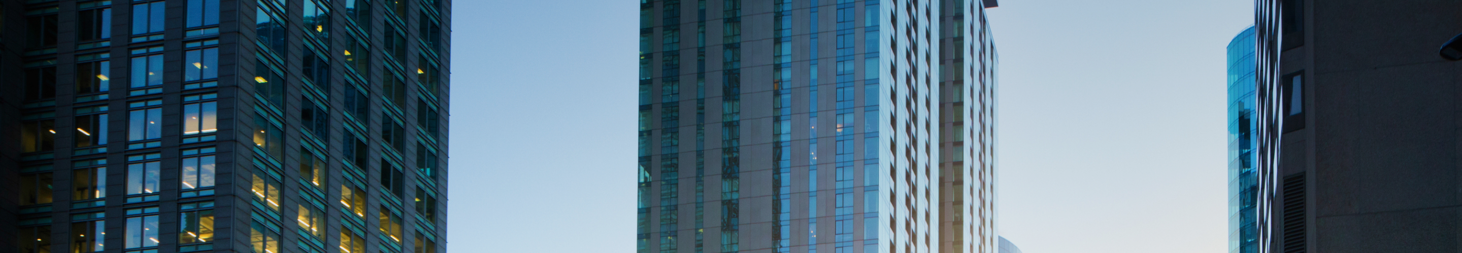 Condo buildings in Montreal, Quebec.