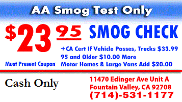Aa Smog Test Only