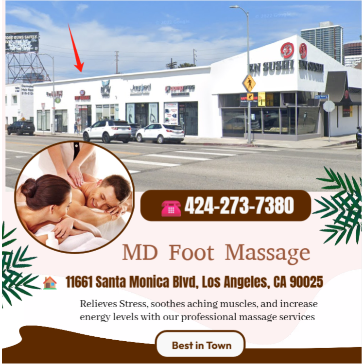 MD Foot Massage Logo