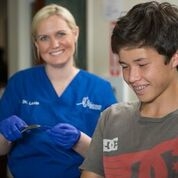Dr. Lexie and Smiling Patient