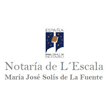 Notaría De L'escala María José Solís Logo