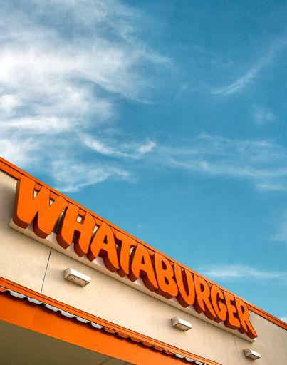 Whataburger Restaurant Sign Whataburger Houston (713)748-8823