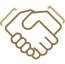 Handshake icon.
