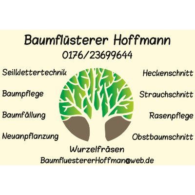 Baumflüsterer Hoffmann in Frohndorf Stadt Sömmerda - Logo