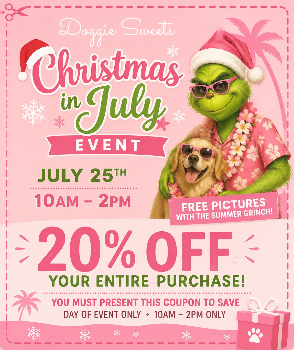 Image of Local Pet Event CAFE EVENT: Christmas in July Nearby