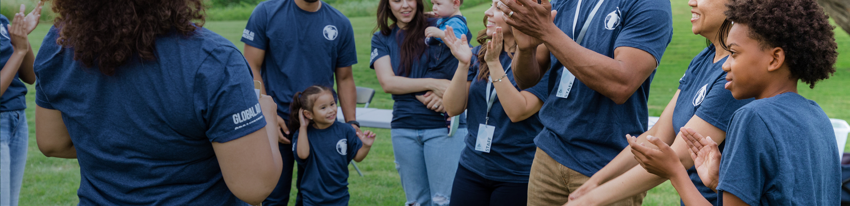 A group of volunteers working together.
