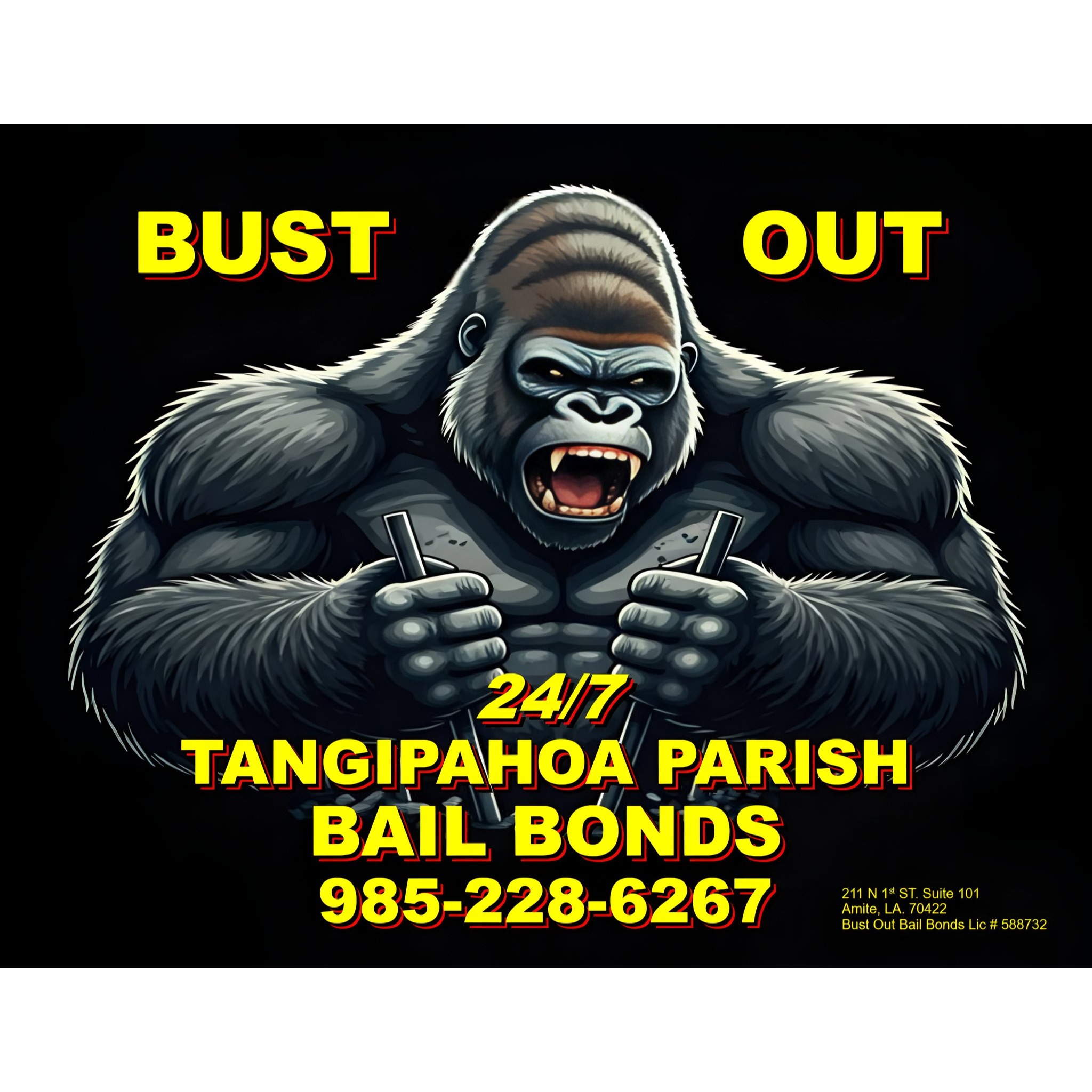 24/7 Tangipahoa Parish Bail Bonds