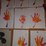 Handabdruck mit Farbe - Die kleinen Piraten - Kindergarten - Kinderkrippe