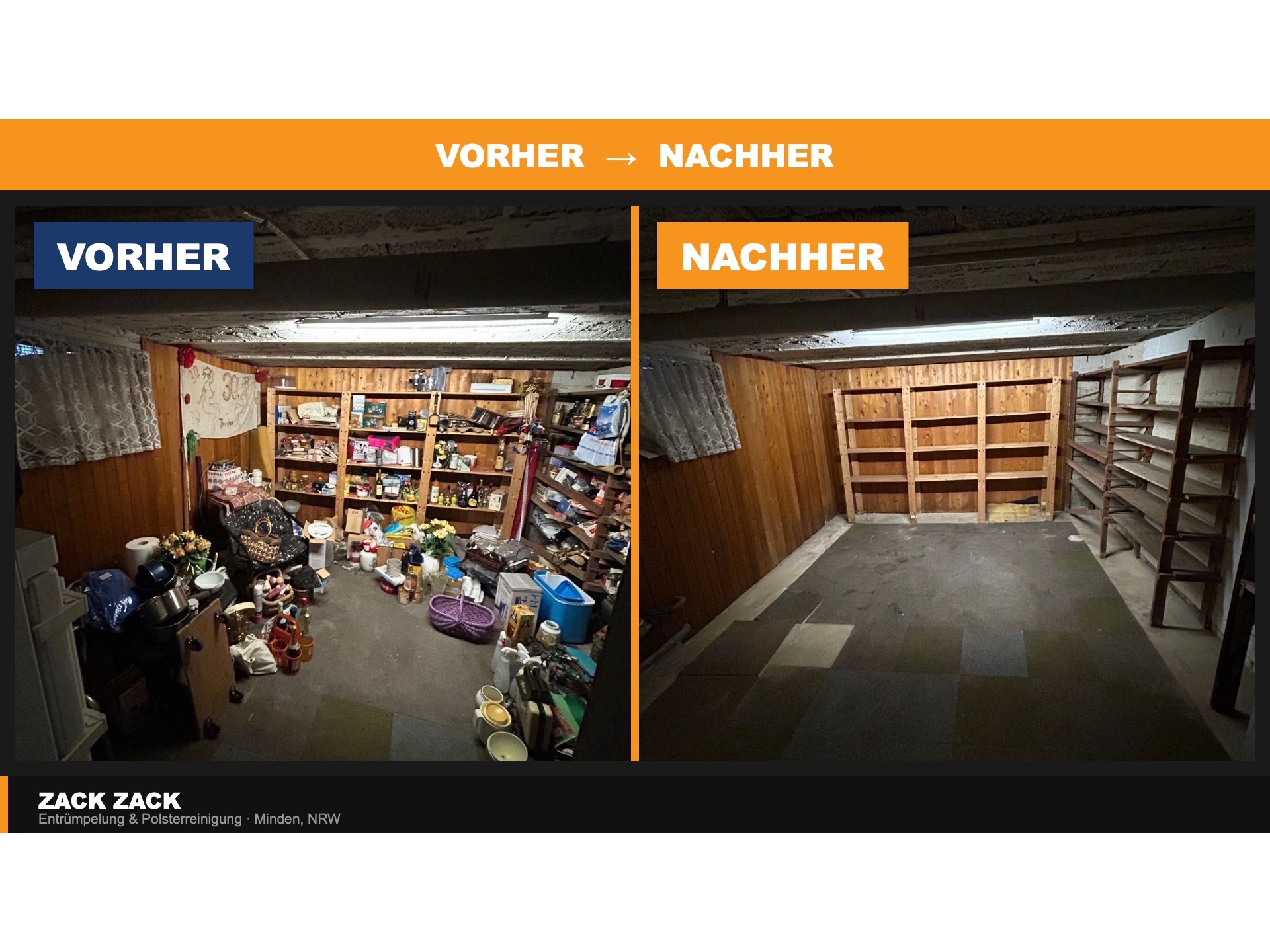 Zack Zack Entrümpelung & Polsterreinigung - GALLER …