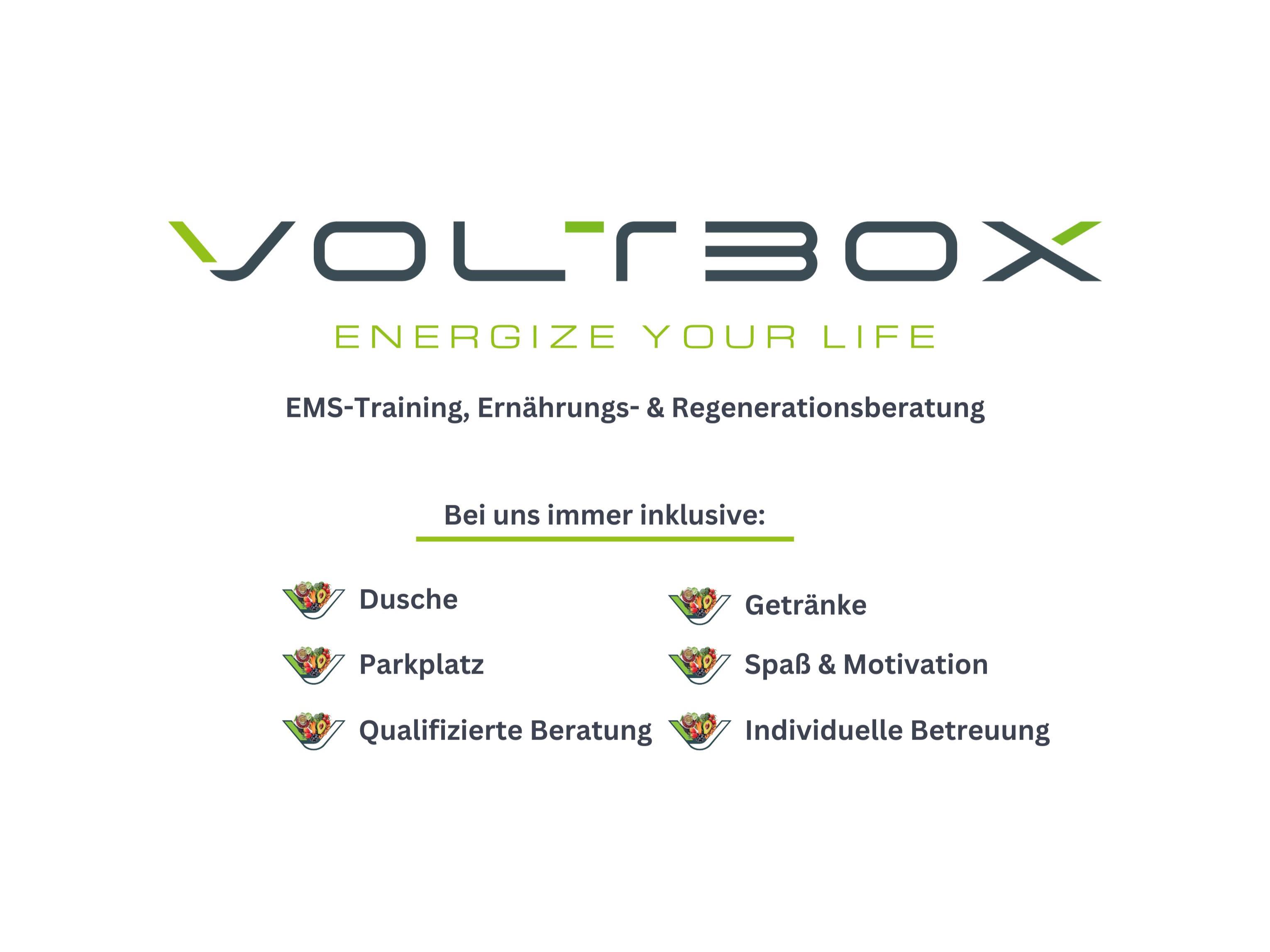 Bilder VOLTBOX | EMS Training, reLounge Rückentraining, Ernährungsberatung Mainz