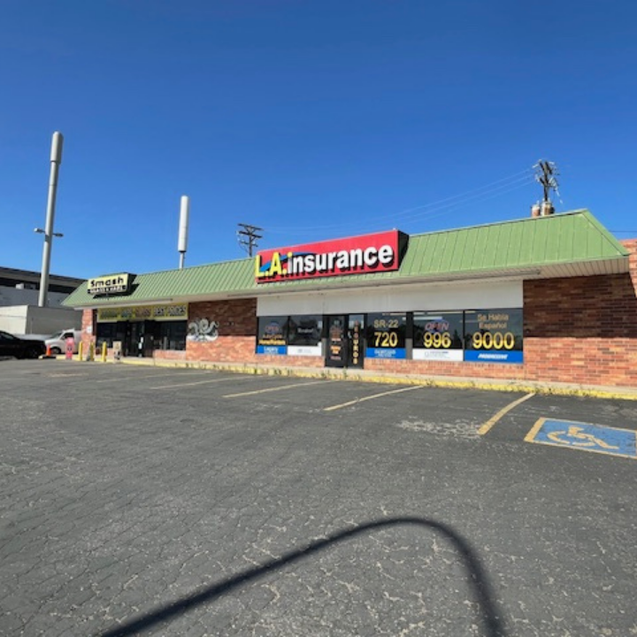 Exterior of the L.A. Insurance Agency located at 6395 Wadsworth Blvd. in CO 