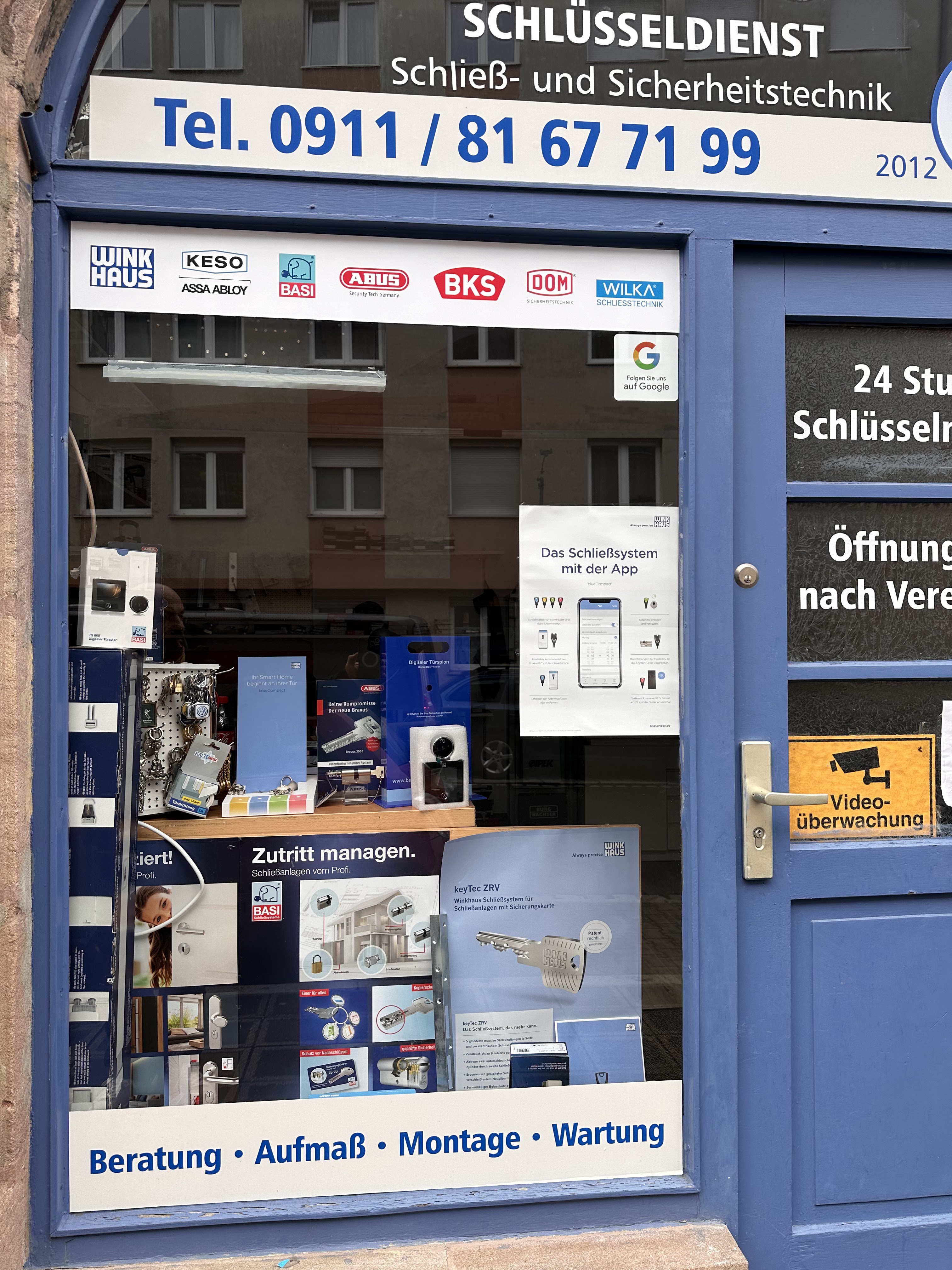 Globus Schlüsseldienst Schließ- und Sicherheitstechnik, Bärenschanzstraße 1 in Nürnberg