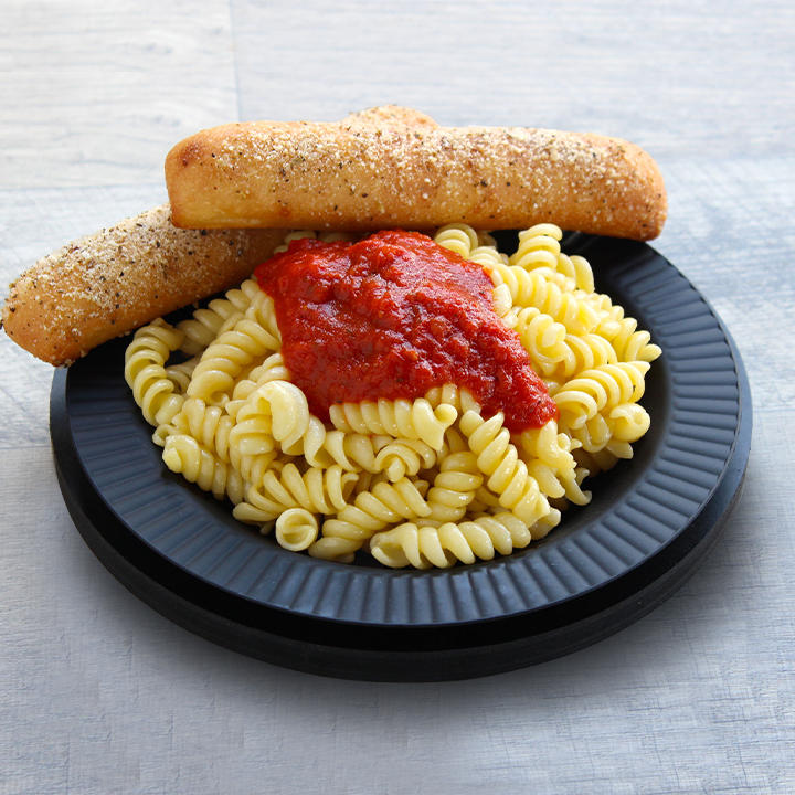 Our pasta is a guest-favorite! The buttery rotini noodles are topped with our sweet marinara sauce.  Pizza Ranch Sturgis (605)347-3400