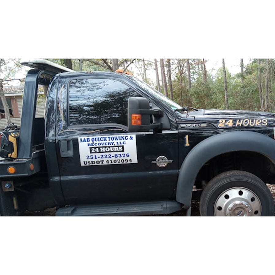 A &amp; B Quick Towing &amp; Recovery Logo