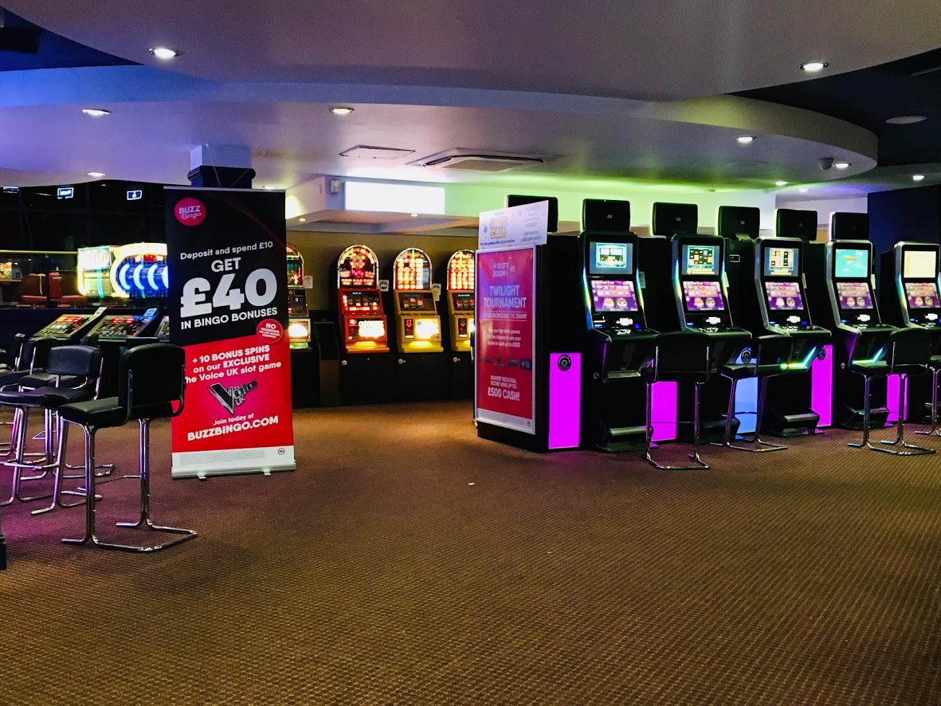 Images Buzz Bingo and The Slots Room Swindon