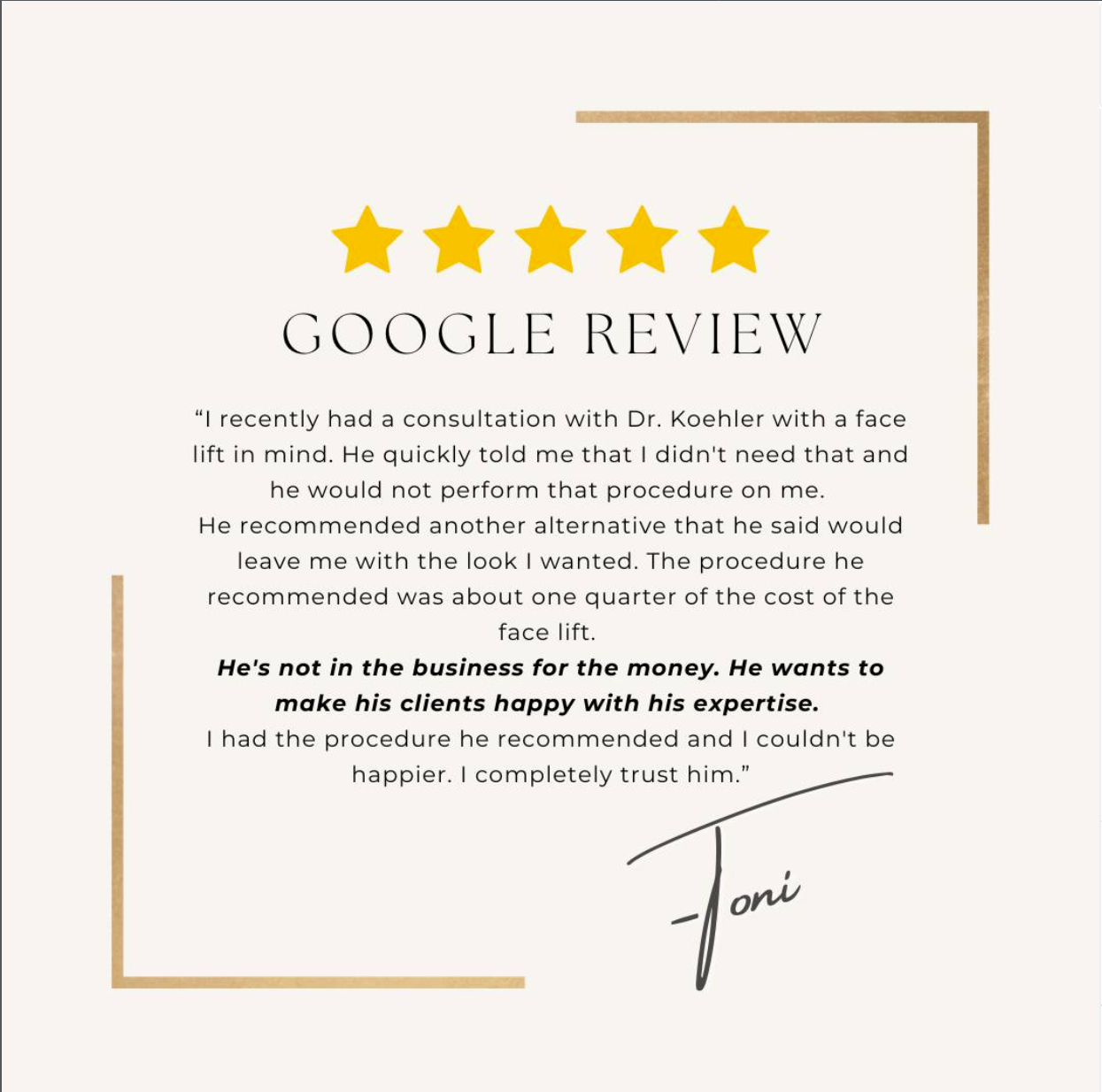 Eastern Shore Cosmetic Surgery Review