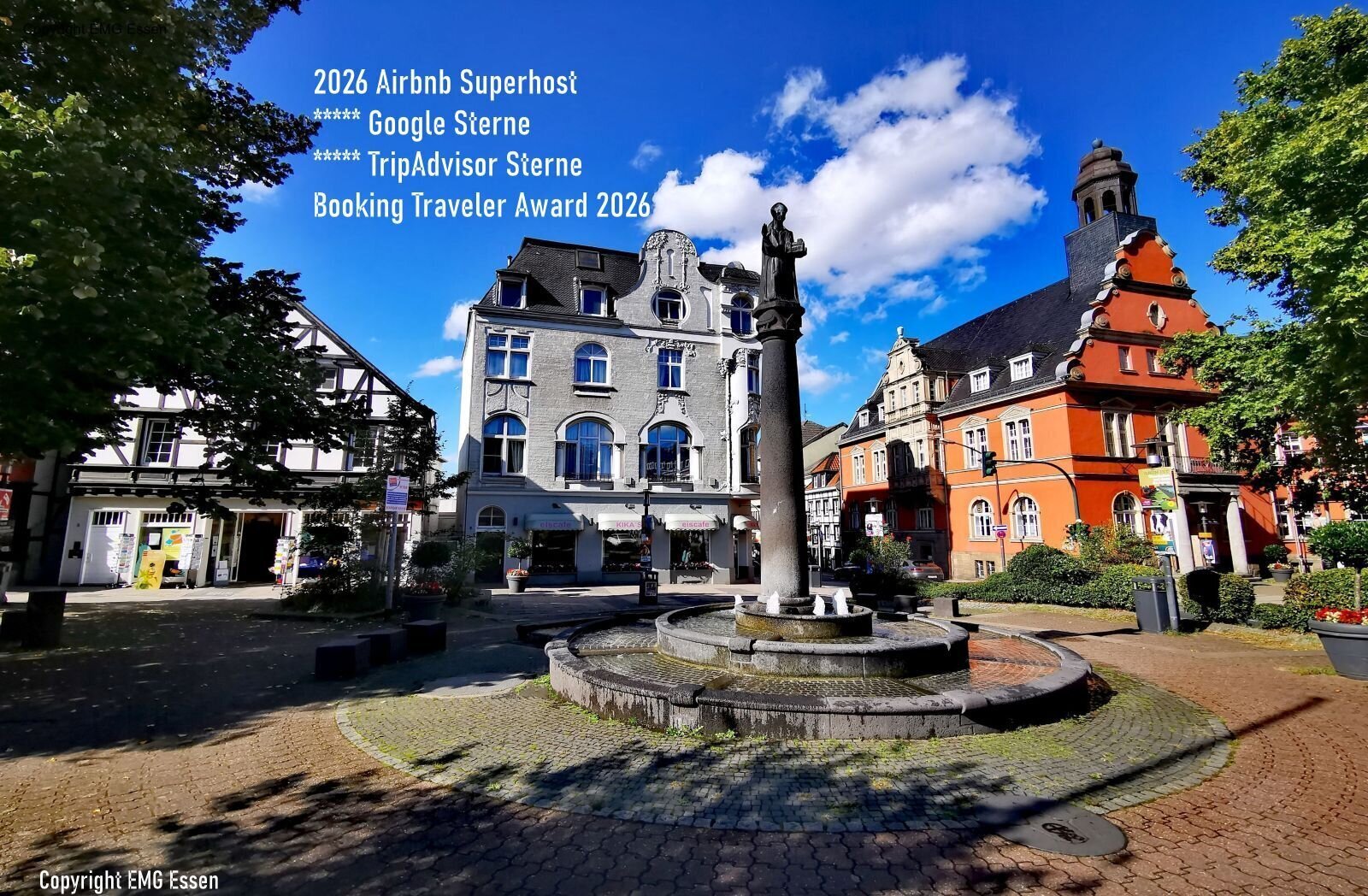 Hotel Essen mit Apartments 5 Sterne Google, Schützenbahn 15 in Essen