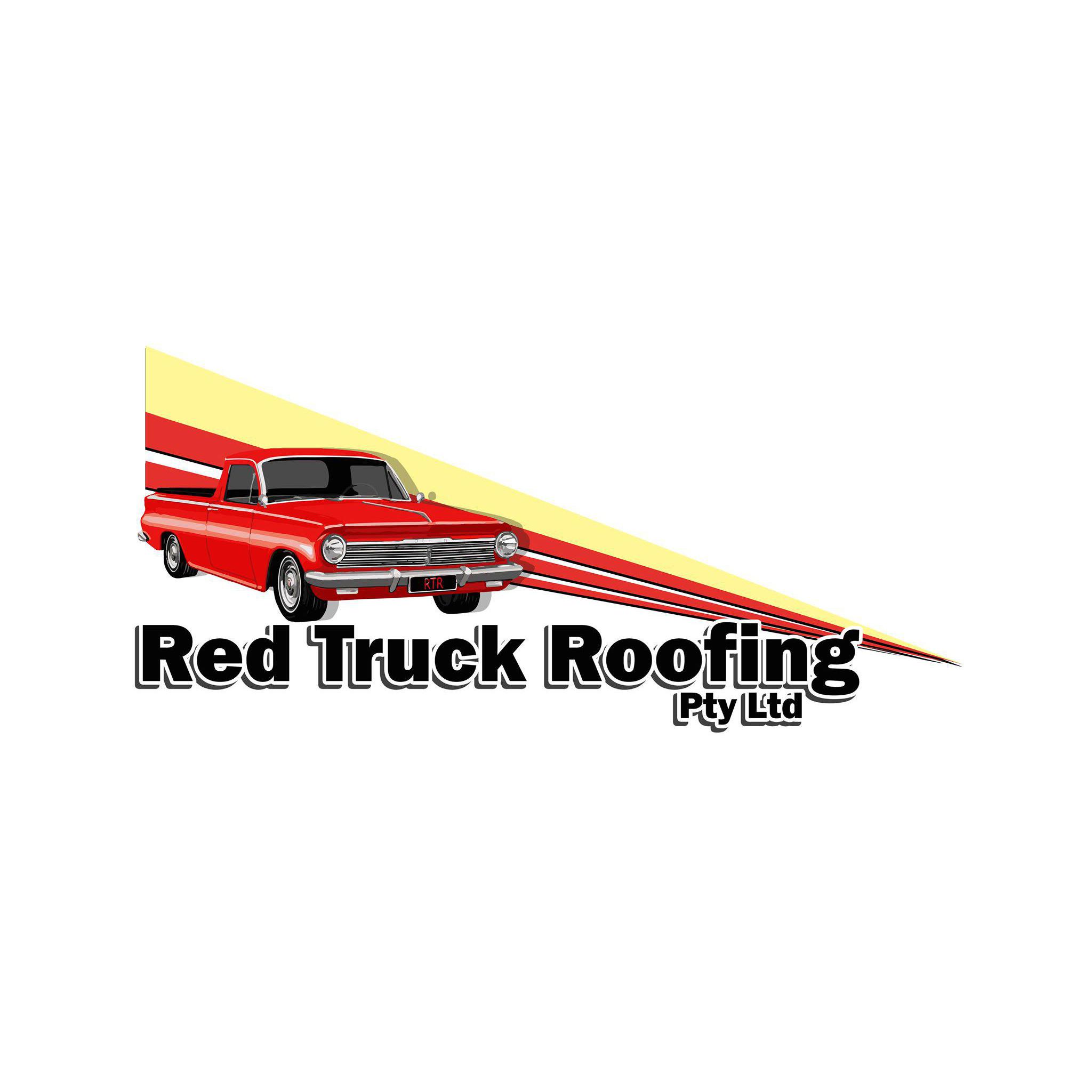 Red Truck Roofing Logo