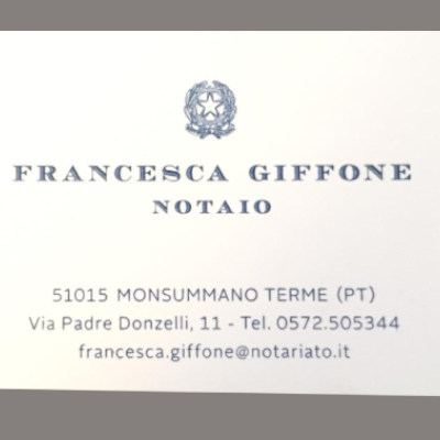 Logo Studio Notarile Giffone Francesca Firenze 055 051 0382