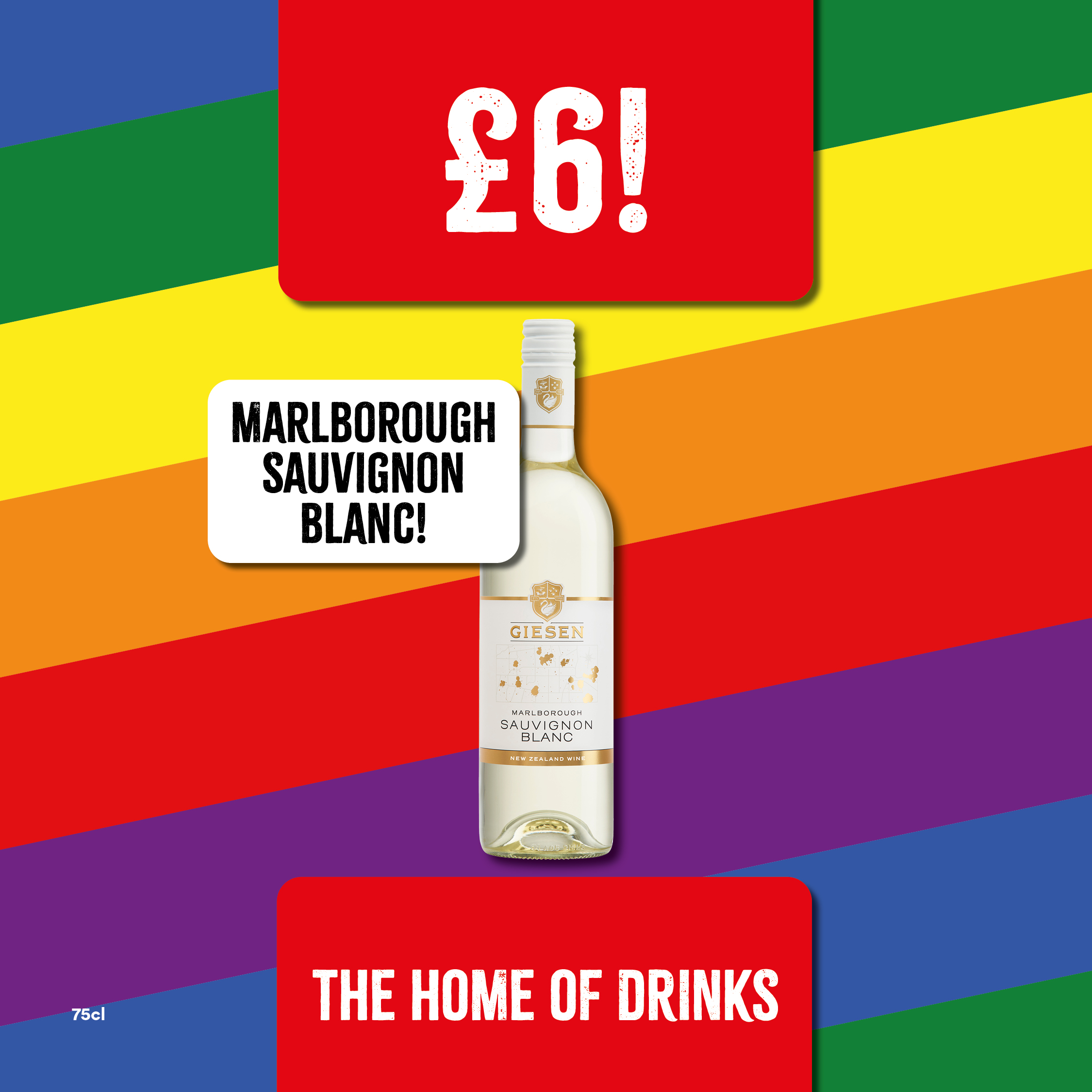 Only £6 Marlborough Sauvignon Blanc Bargain Booze Select Convenience Wigan 01942 497130