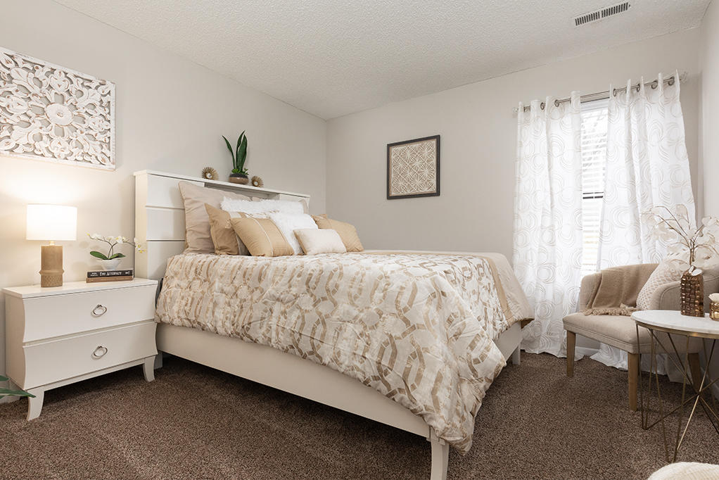 Bedroom With Large Window