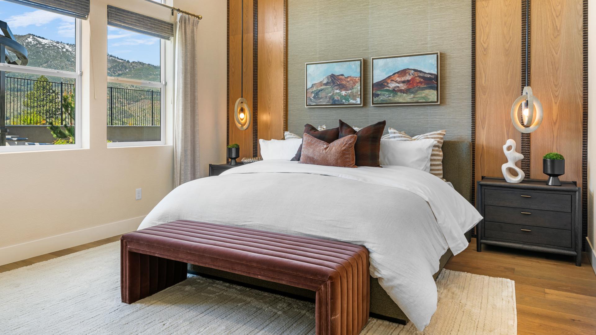 Spacious bedrooms