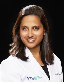 Headshot of Malini Mathur, MD, FACG